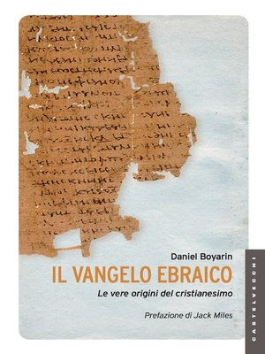 cover image of Il vangelo ebraico